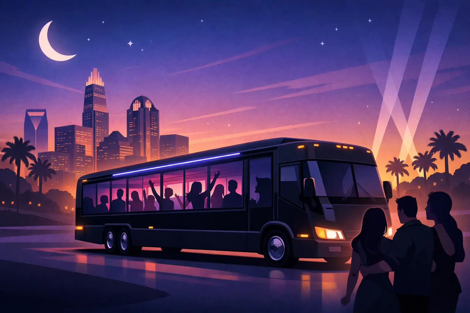 Charlotte Party Bus Rides Built for Big Nights